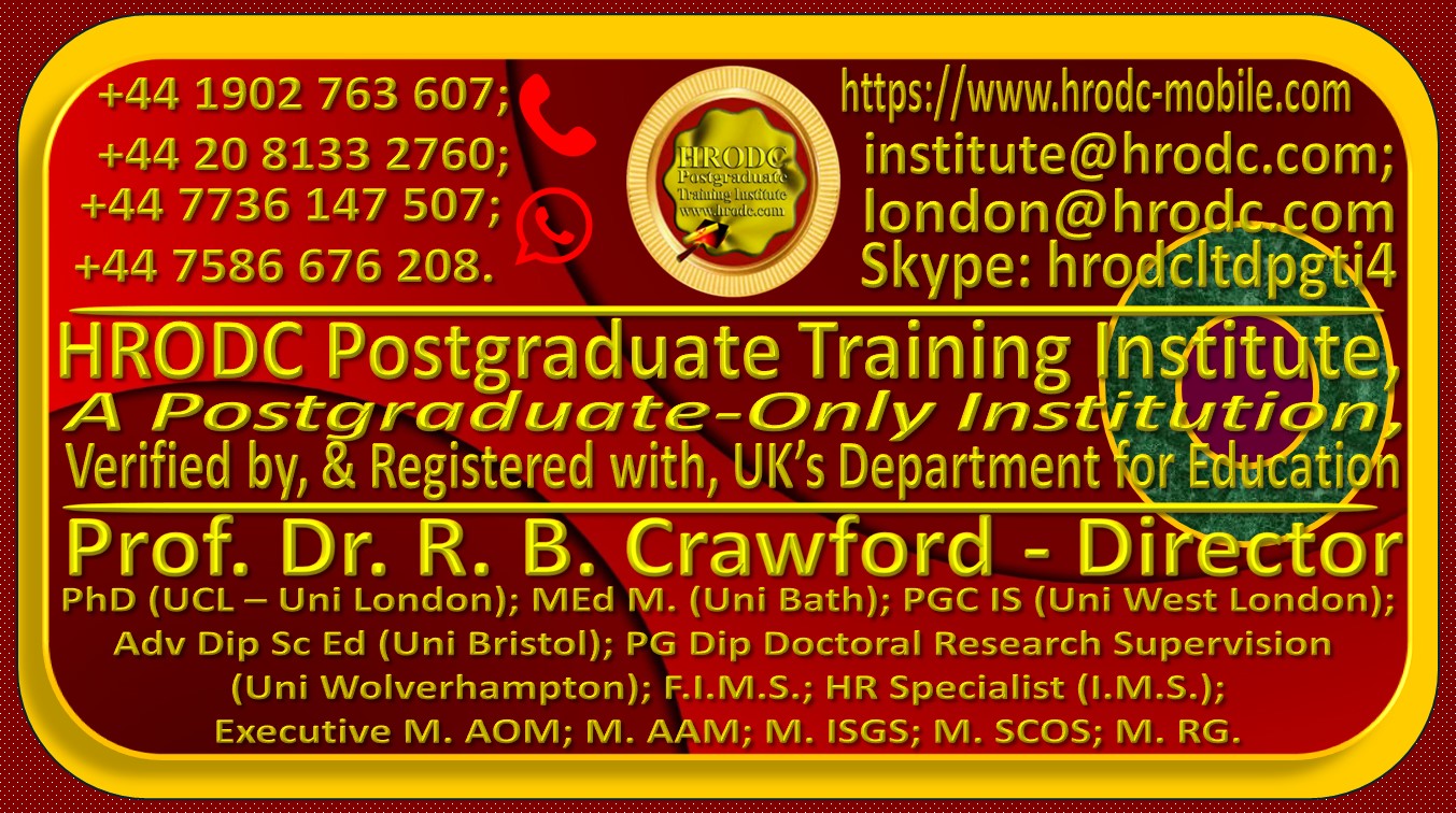 Information Graphics for HRODC Postgraduate Training Institute’s Mobile-Friendly Website: “https://www.hrodc-mobile.com”. 